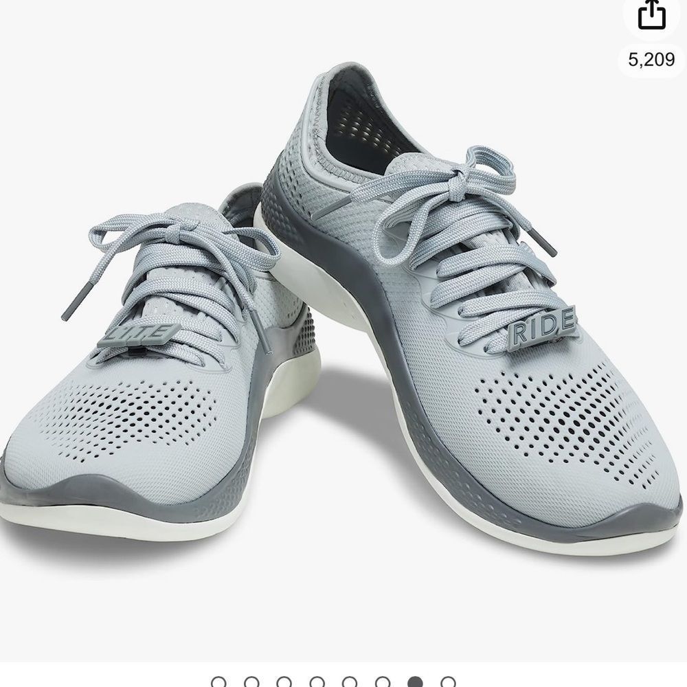 NEW Crocs Literide 360 Pacer Shoes Men's Size 11 Lace Comfort Sneakers Walking